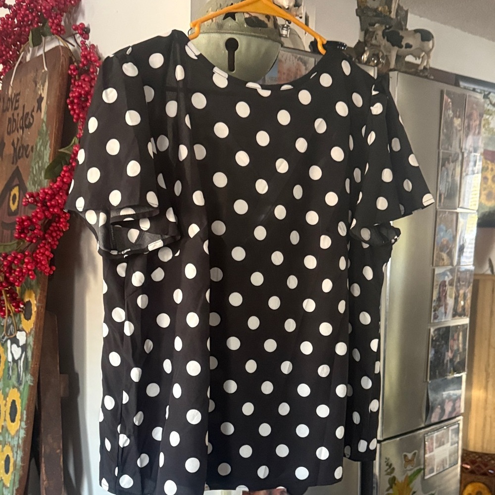 Polka Dot Women's Top